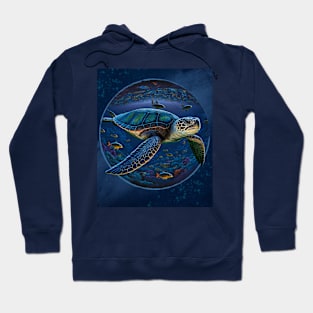 Sea Turtle Art Hoodie